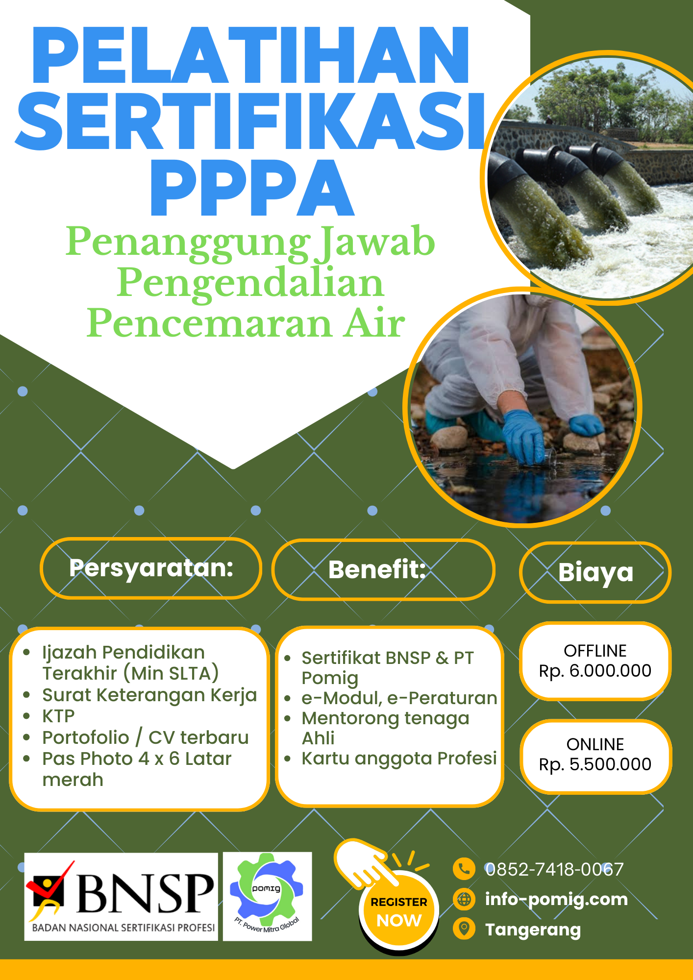 Penanggung Jawab Pengendalian Pencemaran Air / PPPA