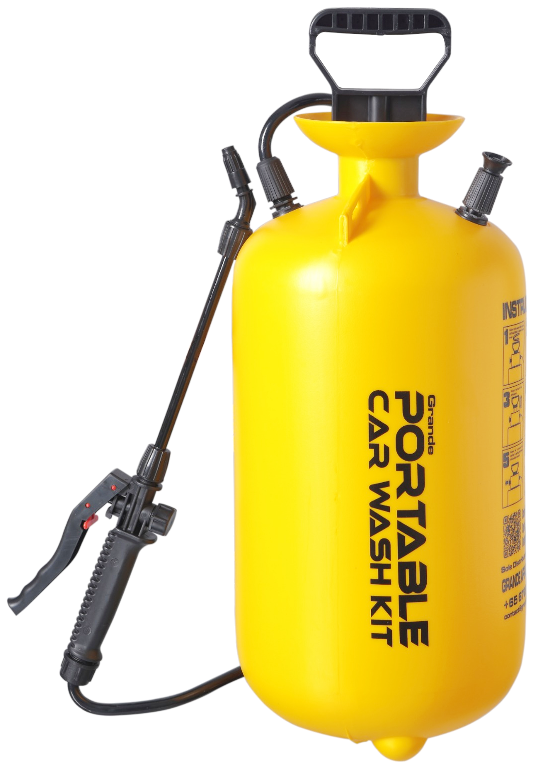 Portable Car Wash Kit 12L