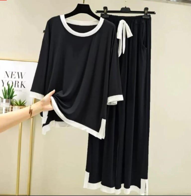 Black and White Loungewear Set
