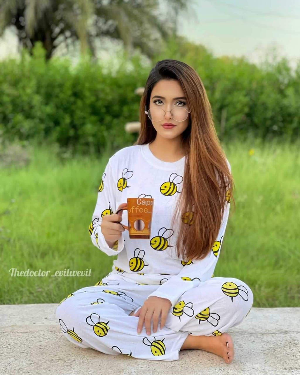 Bee Print Pajamas