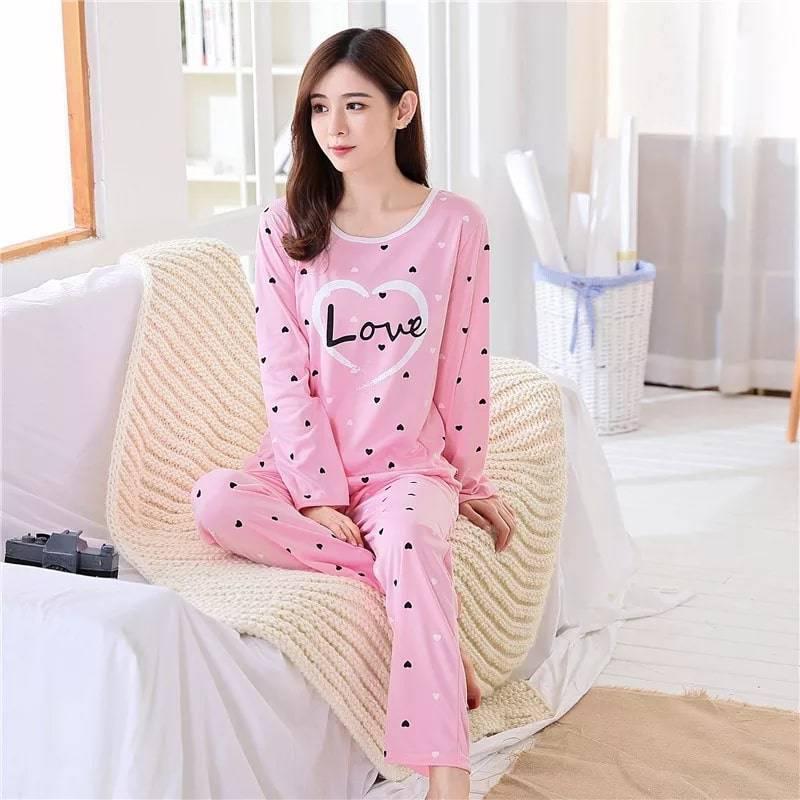 Women's Pink Pajama Set