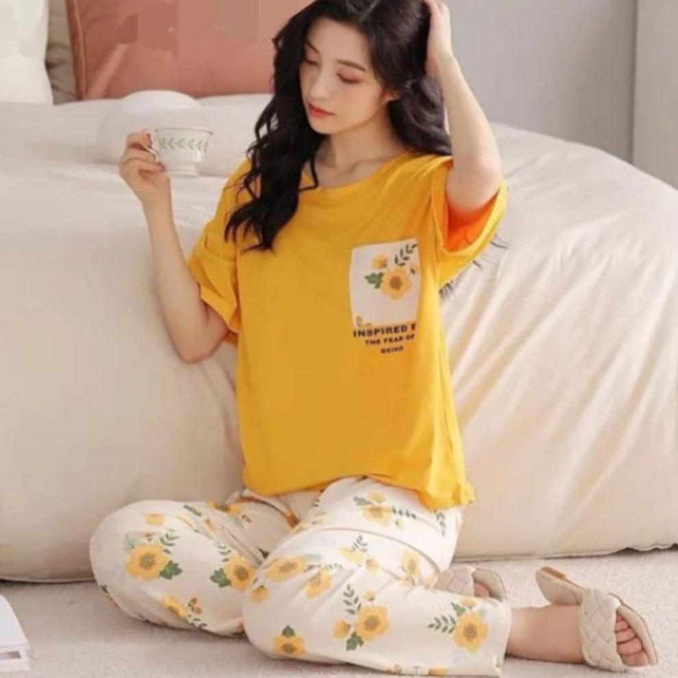 Women's Floral Pajama Set