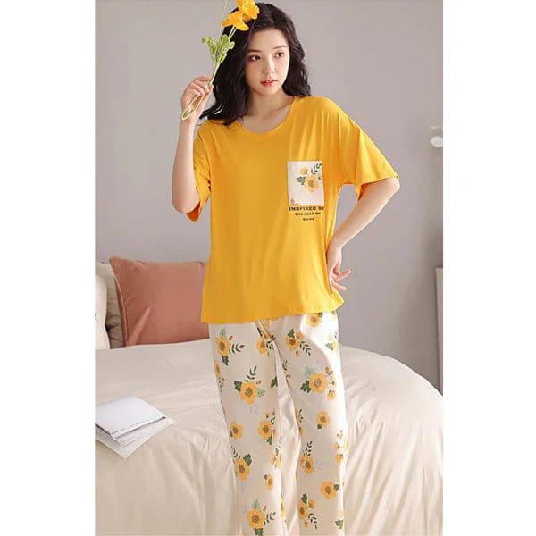 Women's Floral Pajama Set