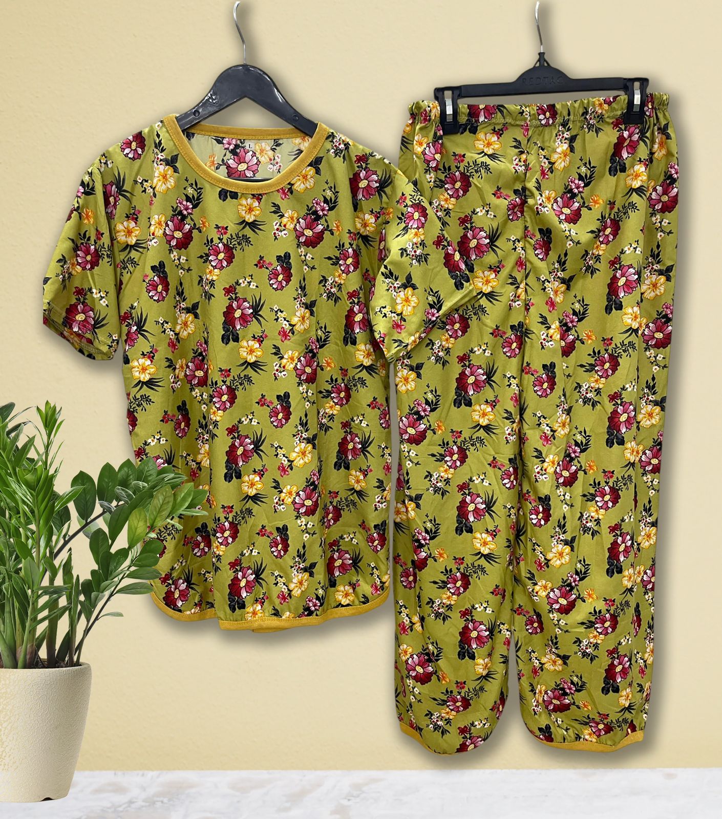 Floral Print Pajama Set