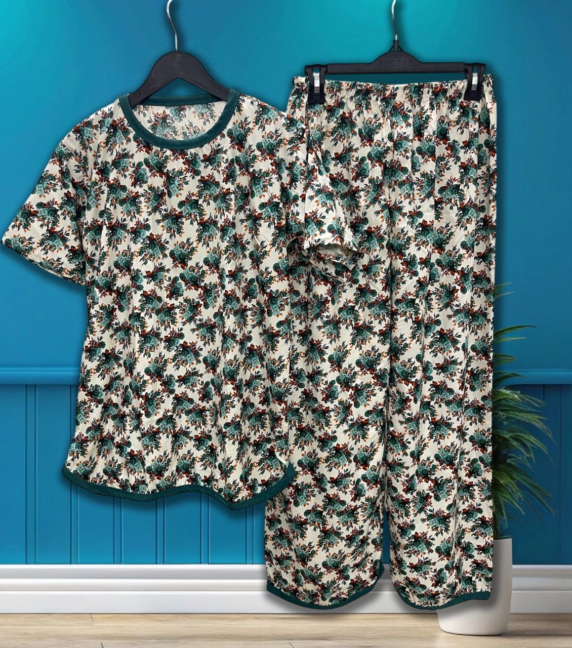 Floral Print Pajama Set