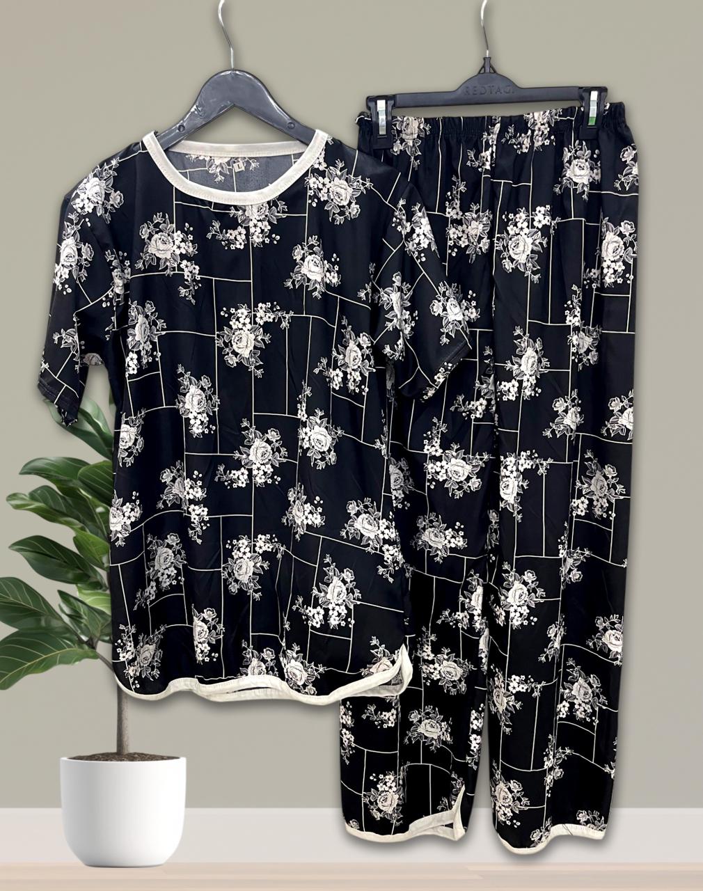 Floral Pattern Loungewear Set