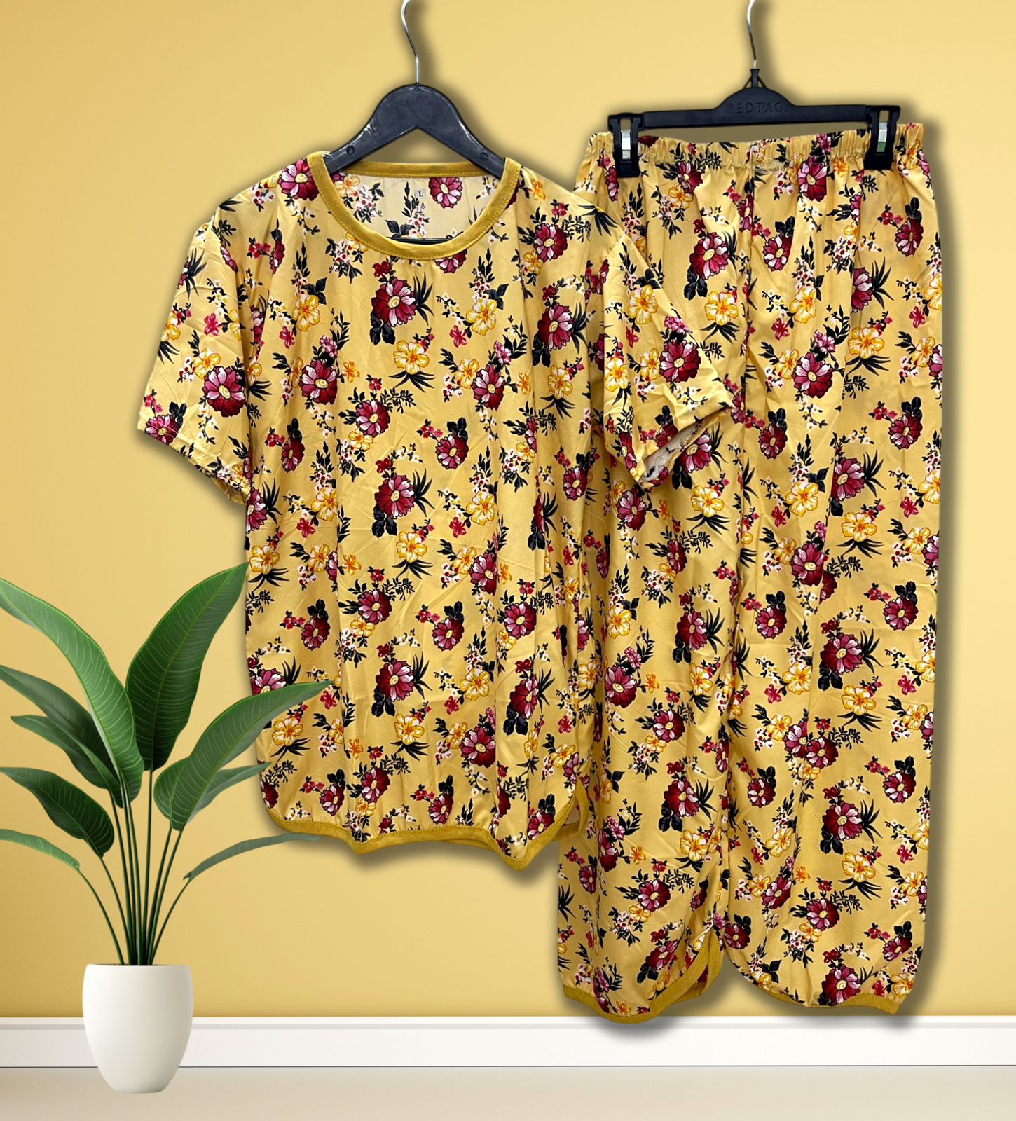 Floral Print Pajama Set