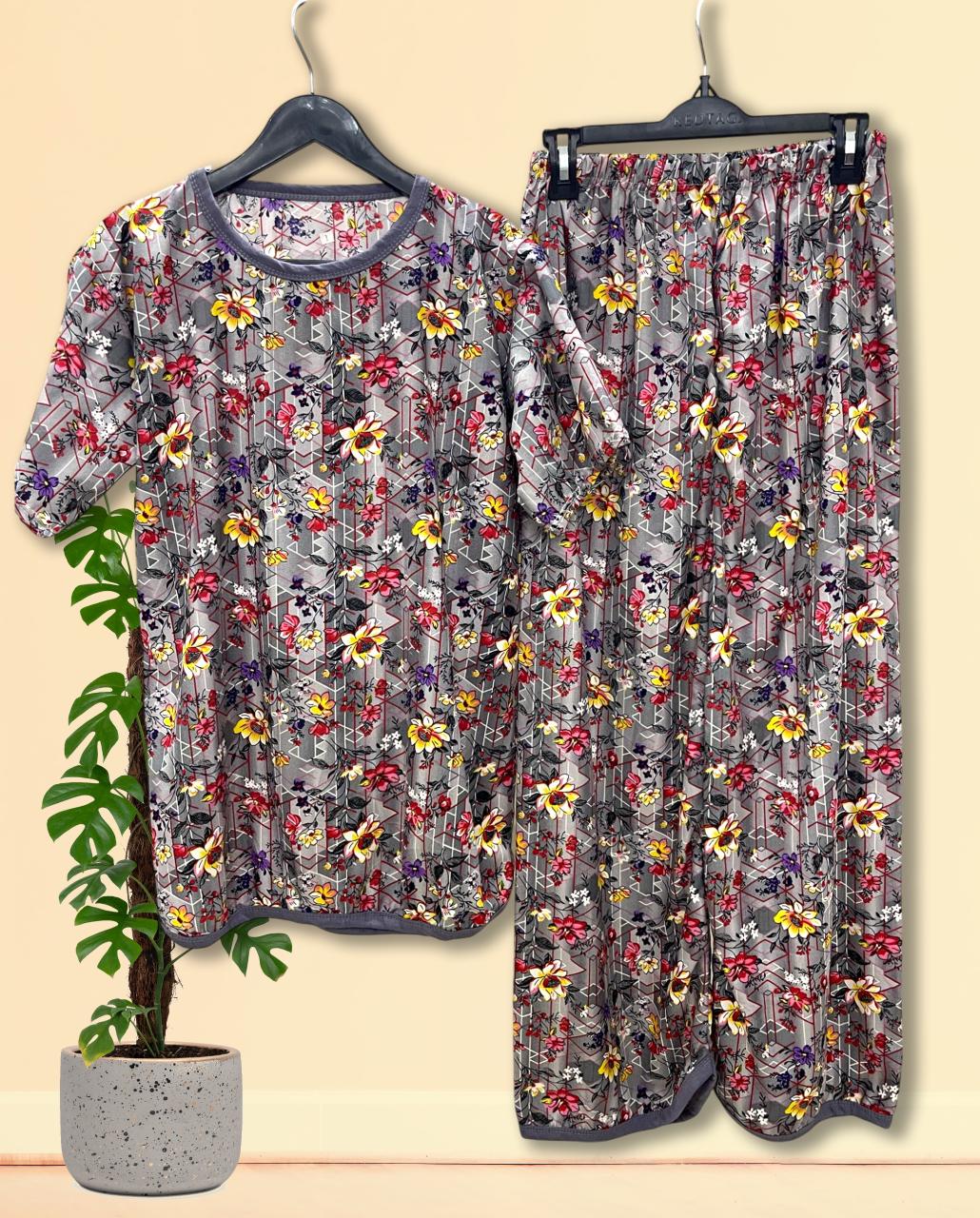 Floral Pajama Set