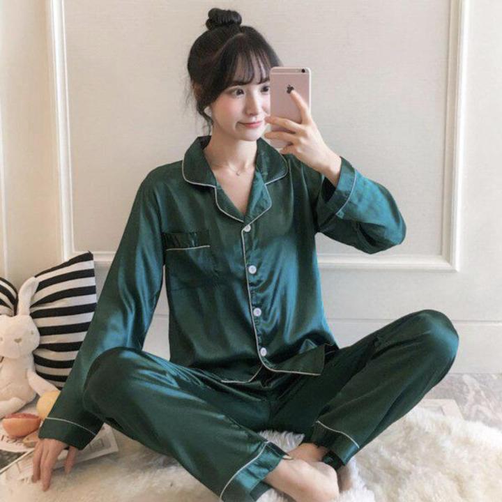 dark Green Pajama Set