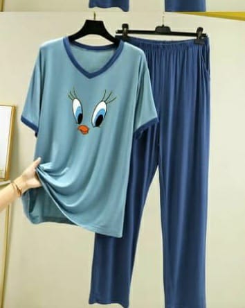 Comfortable Cartoon Pajama Set