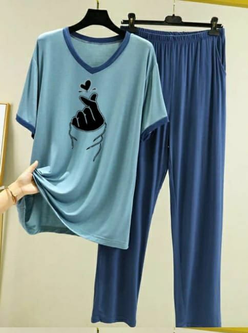 Comfortable Cartoon Pajama Set