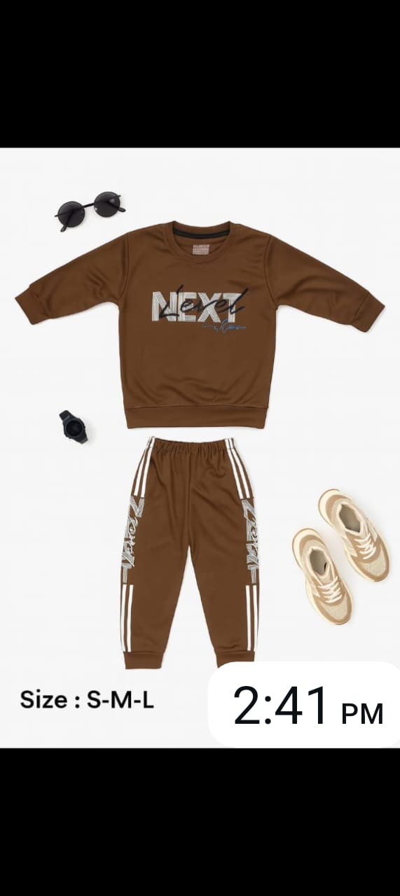 NEXT Kids' Brown Tracksuit Set