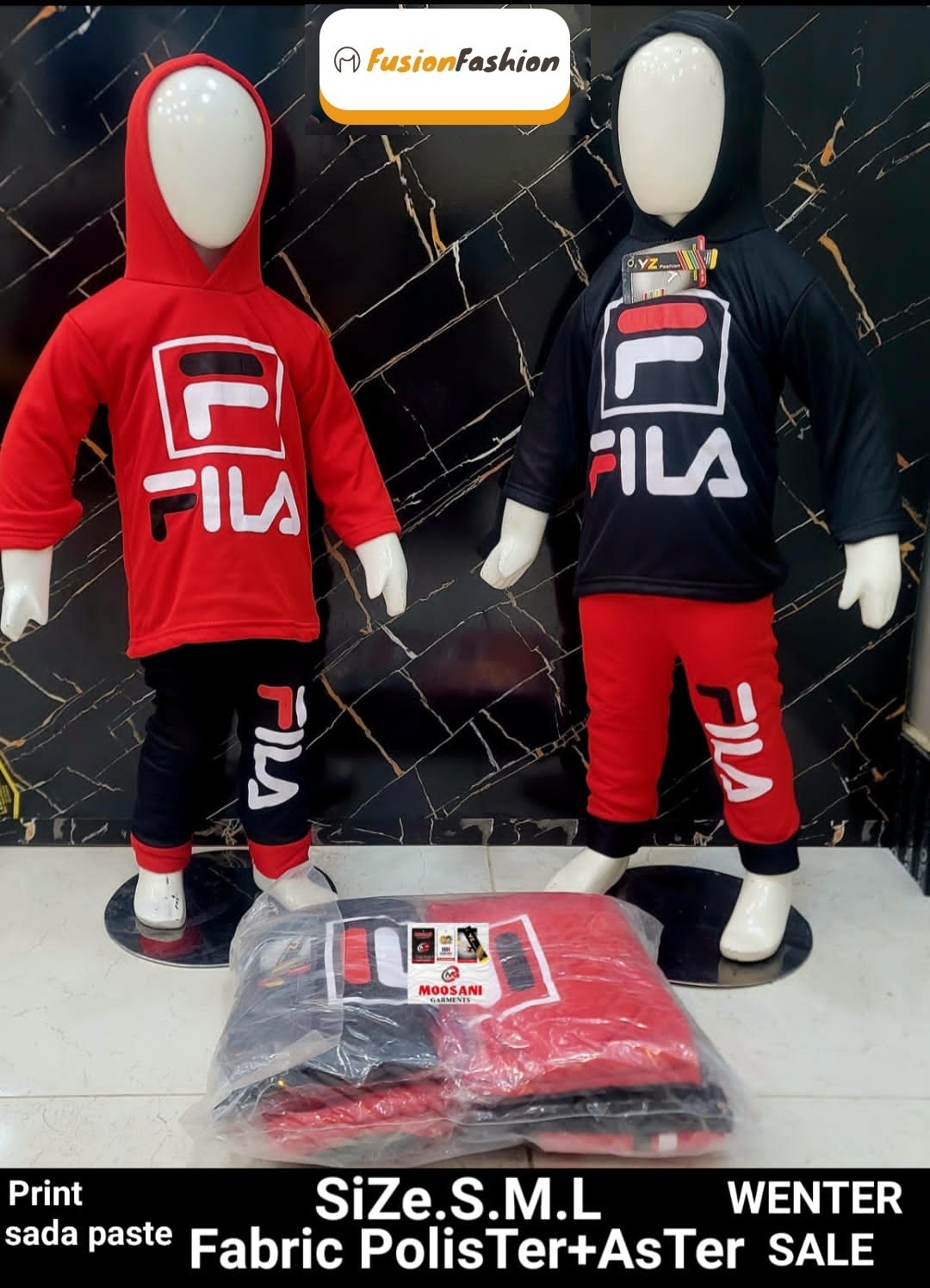 Kids FILA Tracksuit Set
