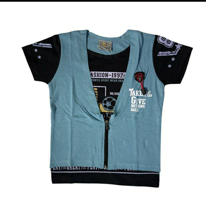 Boys’ Fashion T-Shirt with Vest