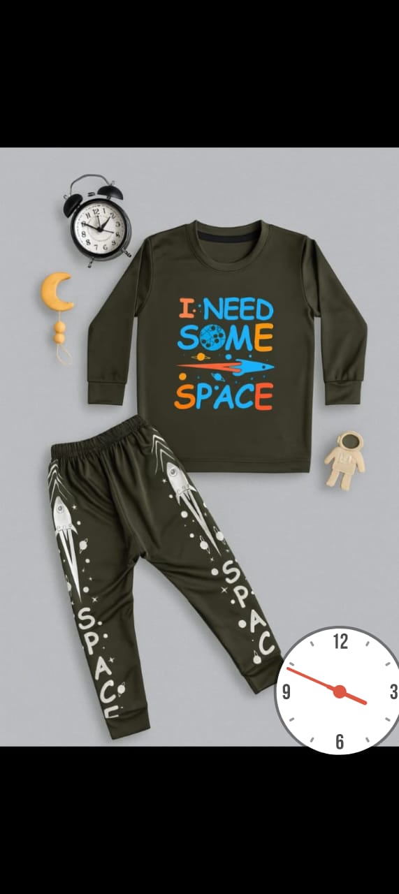 Kids Space Pajama Set