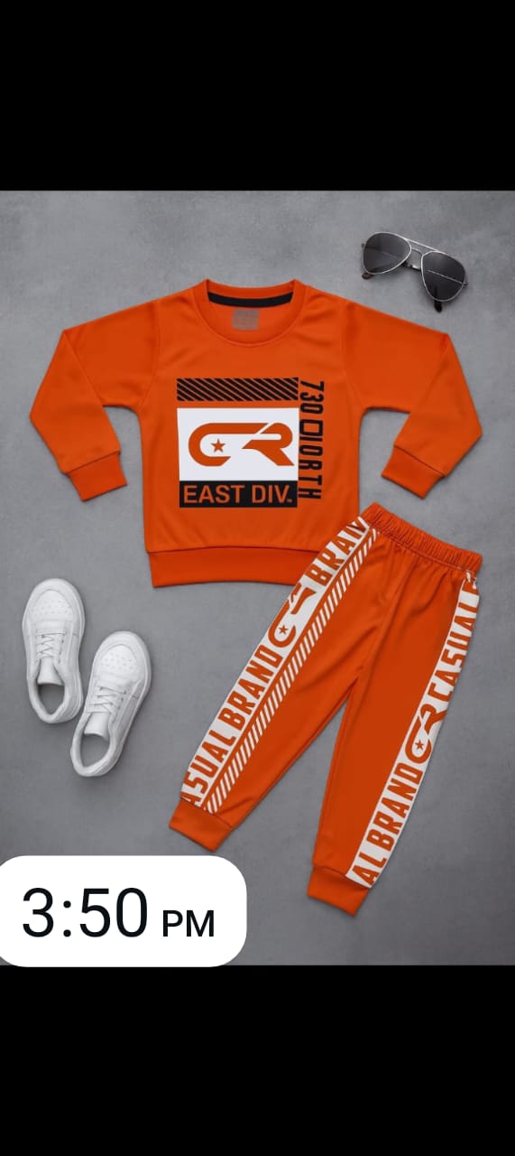Kids Fashion Tracksuit Set