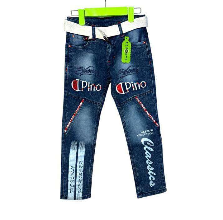 Kids' Graphic Denim Jeans