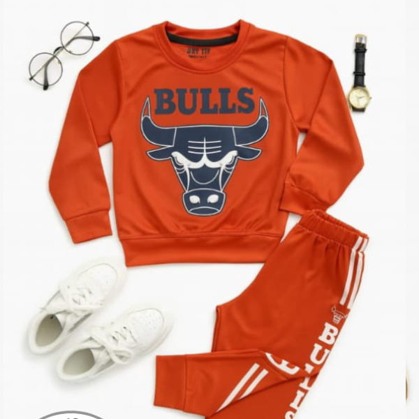 Bulls Kids Tracksuit Set