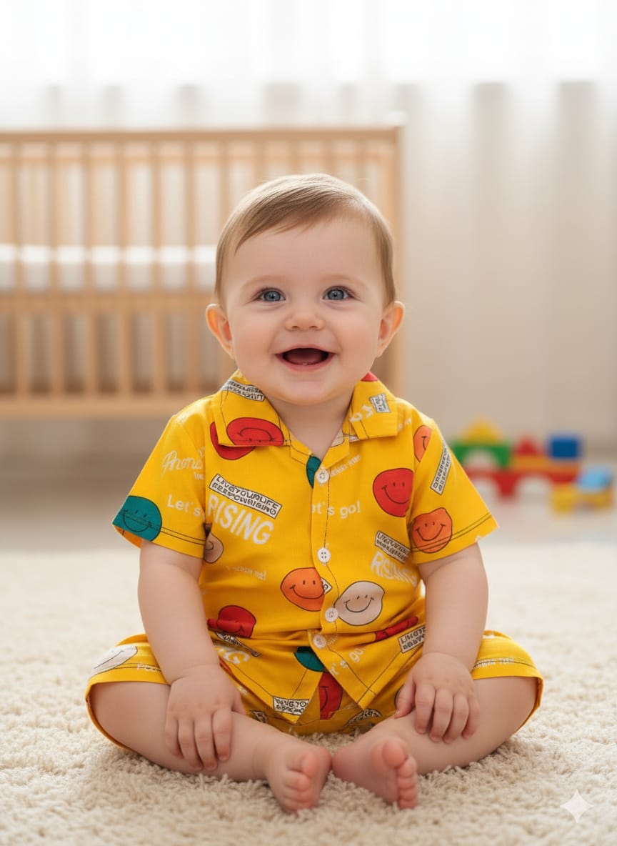 Baby Graphic Printed Pajama Set