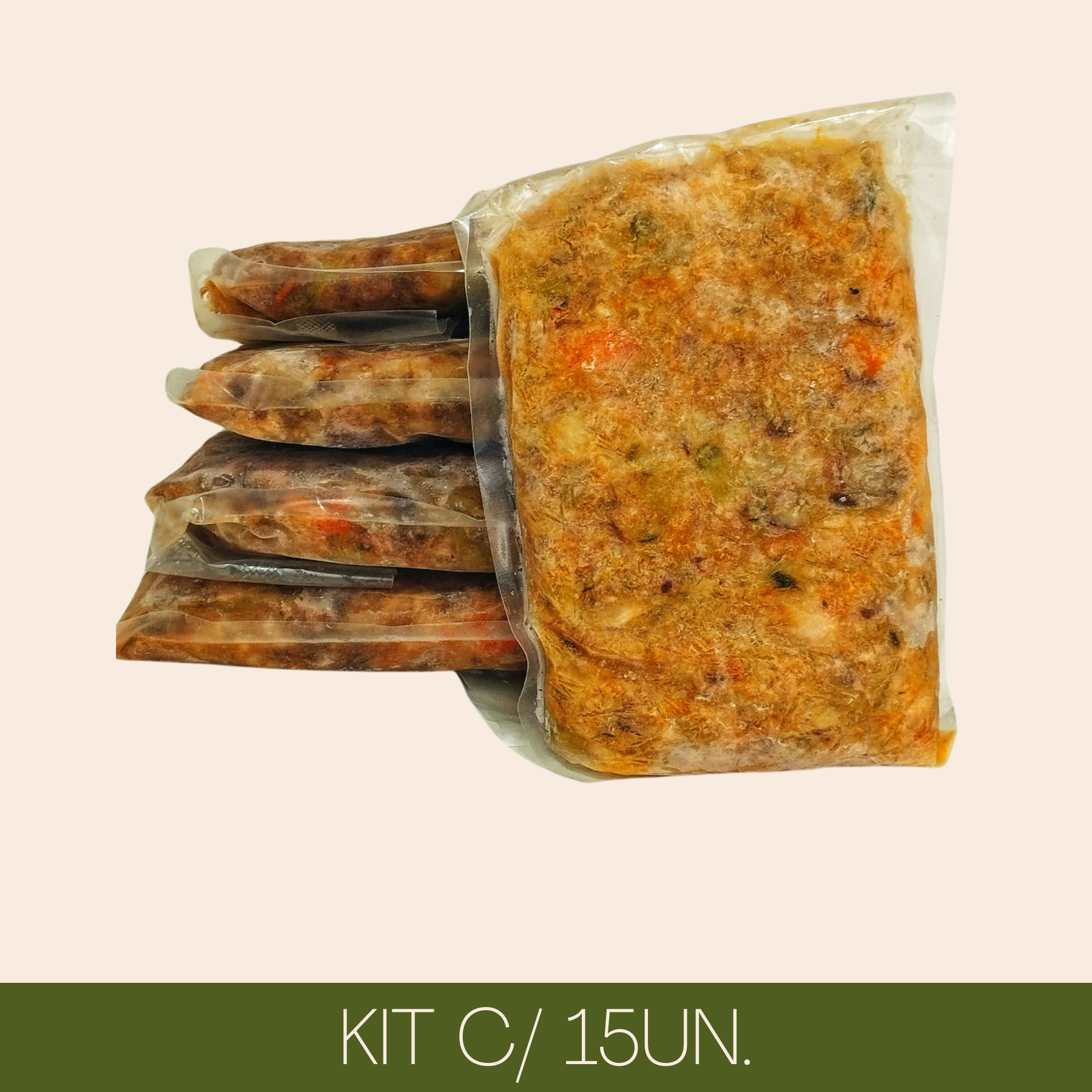 KIT 15 REFEIÇÕES 3,7KG