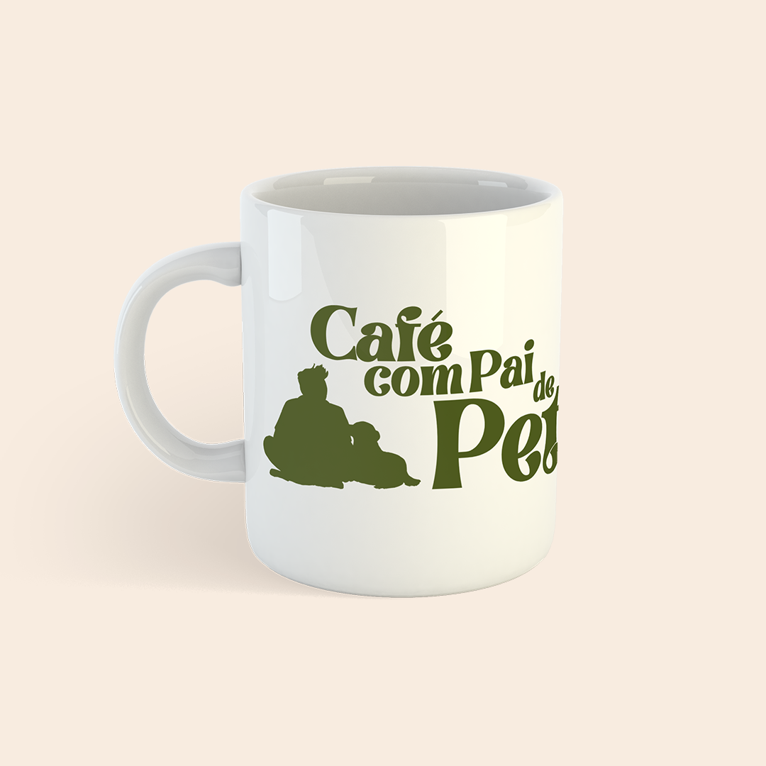 Caneca SolidAUria Café com Pai de Pet