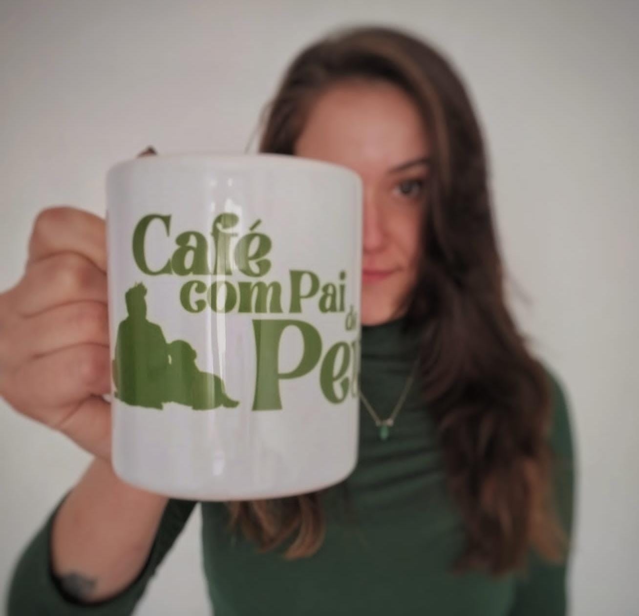 Caneca SolidAUria Café com Pai de Pet