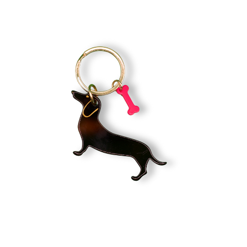 Dachshund Love Keychain
