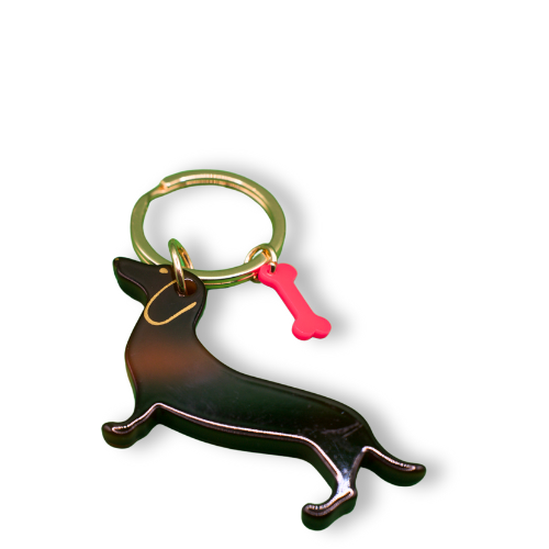 Dachshund Love Keychain