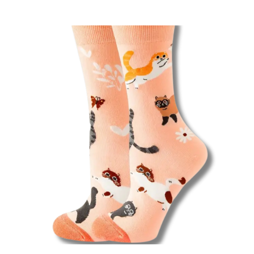 Playful Cats Socks