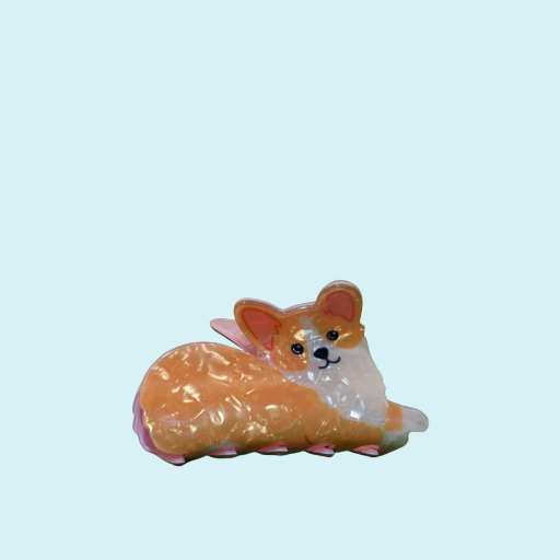 Cozy Corgi Hair Claw