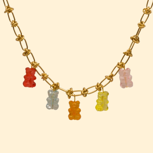 Gummy Bear Chain Necklace