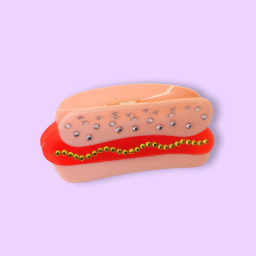 Sparkle Hot Dog Clip