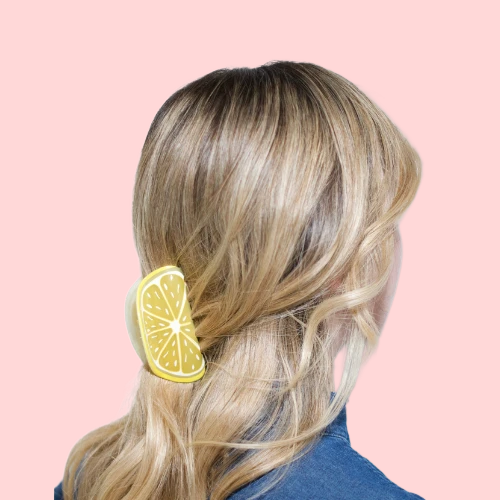 Zesty Lemon Hair Claw