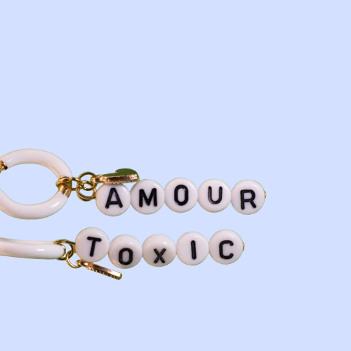 Y2K Word Play Hoop Earrings