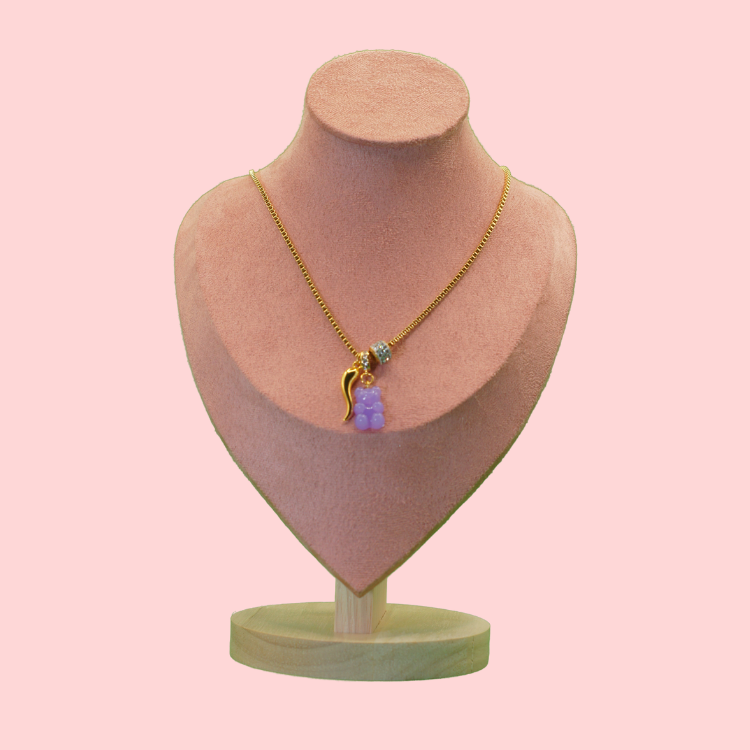 Chili  Gummy Bear Charm Necklace