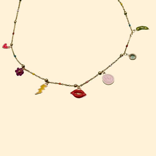 Pop Icons Charm Necklace
