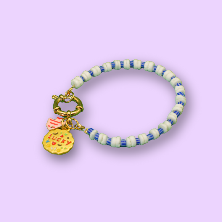 Lucky Stripe Charm Bracelet