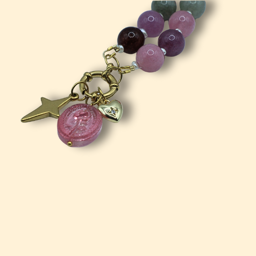 Pink Star Charm Necklace