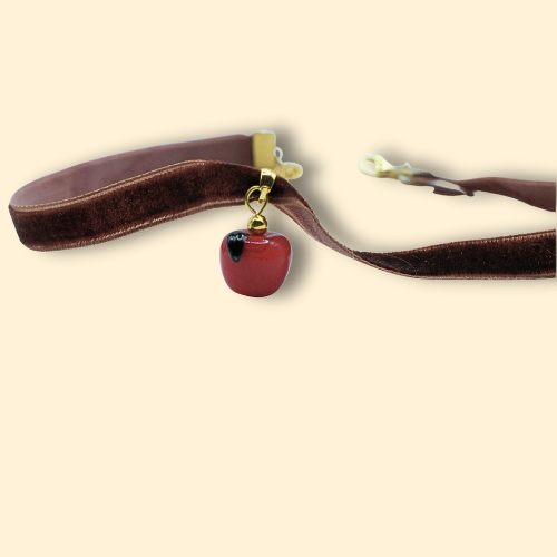Apple Velvet Choker