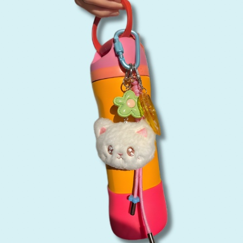 Cloud Kitty Fluff Bag Charm