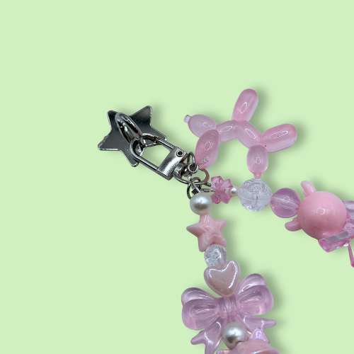 Balloon Dog Pink Phone Bracelet