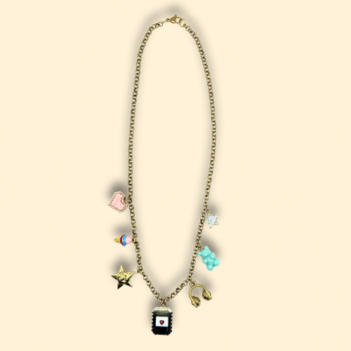Candy Love Letter Charm Necklace