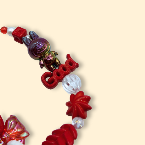 Red Lucky Bunny Phone Bracelet