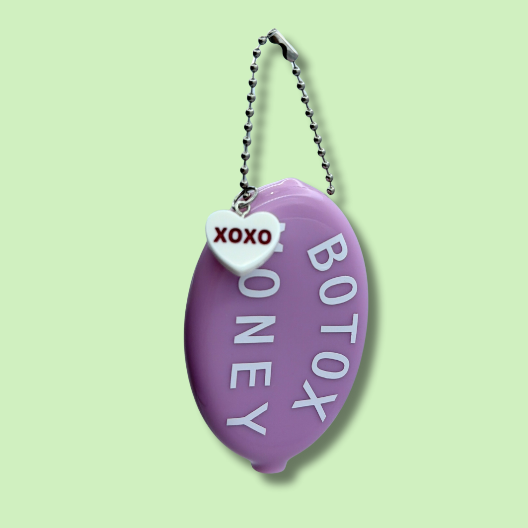 Botox Money Lilac XOXO Coin Holder