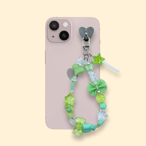 Green Lollipop Phone Bracelet