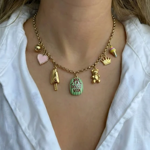 La Dolce Vita Charm Necklace