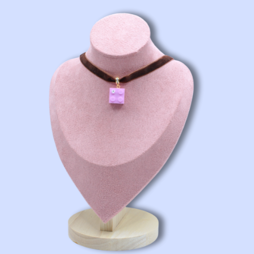 Lego Block Velvet Choker
