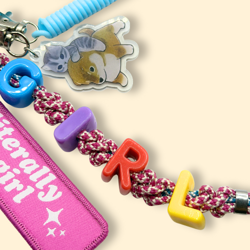Just a Girl Bag Charm