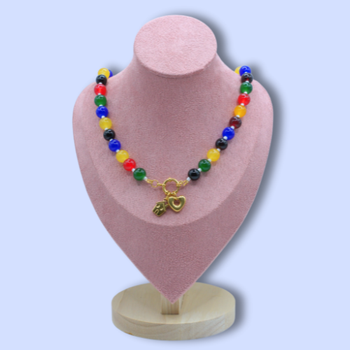 Rainbow Heart Necklace