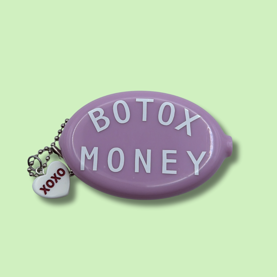 Botox Money Lilac XOXO Coin Holder